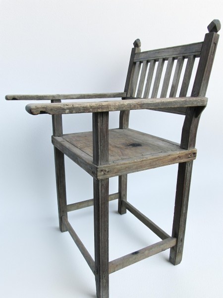 Primitive Folk Art Rustic Country Farmhouse Armchair 18th Wabi Sabi primitieve rustieke volkskunst houten armstoel-